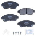 Bendix Priority1 CFC562 Ceramic Front Brake Pads for select Geo Prizm 1993-1997, Lexus ES300 1992-1993, Toyota Camry 2.2 1992-2001, Celica 1994-1997, Corolla 1993-1997, RAV4 1996-2000 - style: CFC562
