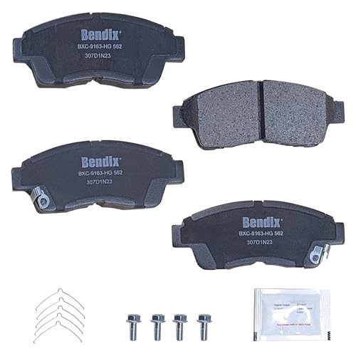 Bendix Priority1 CFC562 Ceramic Front Brake Pads for select Geo Prizm 1993-1997, Lexus ES300 1992-1993, Toyota Camry 2.2 1992-2001, Celica 1994-1997, Corolla 1993-1997, RAV4 1996-2000 - style: CFC562