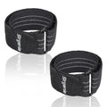 Cowboy Boot Straps, Adjustable Elastic Pant Leg Straps for Biking, Fishing, Hiking, Wading etc. - color: Black-2pcs