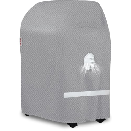 Turtle Life BBQ Grill Cover, 32 Inch Heavy Duty Waterproof 2 Burner Barbecue Gas Grill Covers for Weber Spirit Char-Broil Performance, Gray - color: Gray, size: EVO-32in
