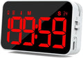 PERSUPER Kitchen Digital Timer, Count Down Up, Rechargeable, Vibration Mode Adjustable Volume and Brightness LED Display, Time Management Cook, Desk, Kids Adults Study Teaching, Kitchen Gadgets Red-1 - color: Red-1