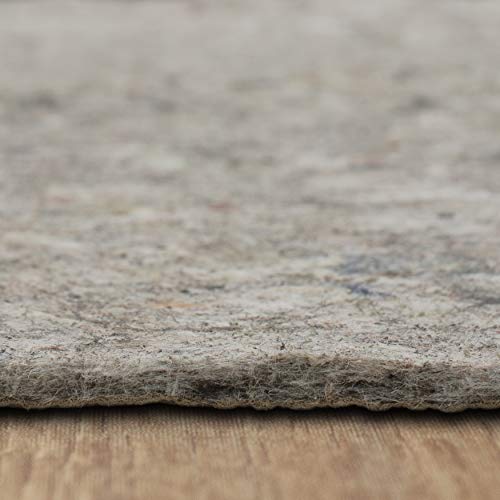 Mohawk Home Non Slip Rug Pad 2' 6" x 8'- 1/4" Thick Felt + Latex Rubber Gripper - Dual Surface Cushion for Hardwood, Carpet, Tile Floors, Made in USA - size: 2'6" x 8' (Runner), style: 1/4 Inch Dual Surface Rug Pad