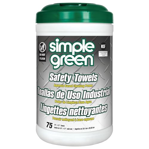 Simple Green Safety Towels 75 Ct Unscented