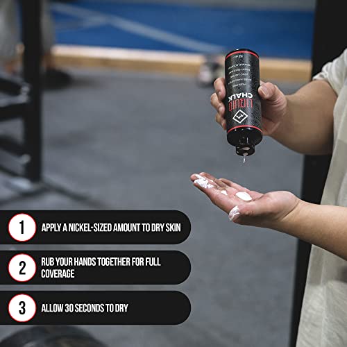 SURVIVOR Liquid Chalk for Rock Climbing, Weight Lifting, Gymnastics - Liquid Grip for Workout Training - Climbing Chalk & Lifting Chalk for Weightlifting - Liquid Gym Chalk - size: 250ML