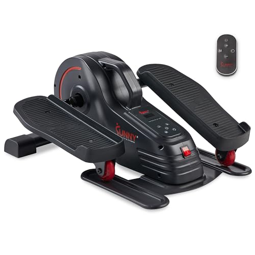 Sunny Health & Fitness Under Desk Pedal Elliptical Machine Leg Exerciser - color: Matte Black
