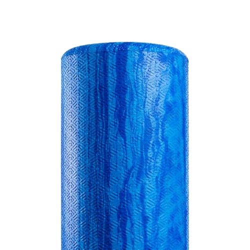OPTP PRO-Roller Soft Density Foam Roller – Round, Short Blue, 18" x 6" | Low density soft foam roller for physical therapy, Pilates, yoga foam roll exercises, and muscle recovery, blue 18" x 6" - color: Blue 18" X 6" Short Round Roller
