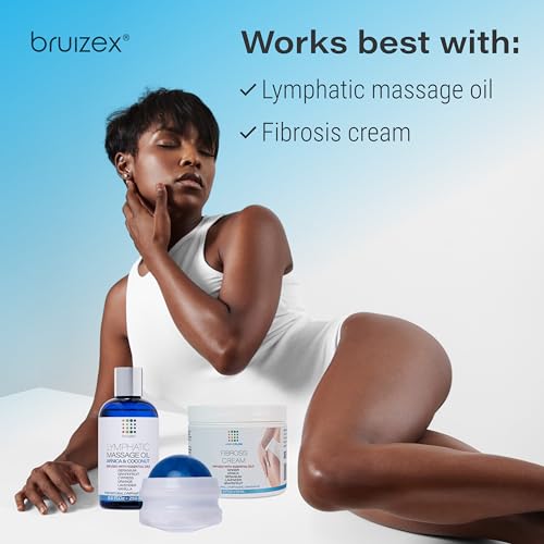 Lymphatic Drainage Massager, Fibro Roller Ball for Post Surgery Recovery | Handheld massager for post-surgery recovery after liposuction, 360 lipo, tummy tuck and BBL