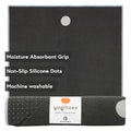 Manduka Yogitoes Hot Yoga Mat Towel - 71" | Moisture Activated Grip | Patented Silicone Nubs | Highly Absorbent, Durable & Easy Care | Made from Recycled Materials | 71 x 24 Inches | Grey - color: Grey, size: 71" x 24"