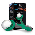 PRIME Fitness Cold Massage Roller Ball | Cold Therapy | Ice Roller Ball with Handle | cryo Stick | Relieve Muscle Pain (Green) - color: Green