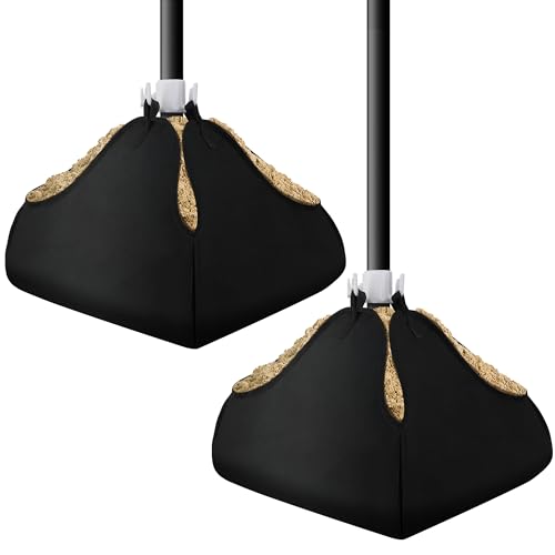 DECOHS 2 Sets Beach Umbrella Base Weight- 600D Oxford Cloth Sun Umbrella Fillable Weights Sand Bags- Heavy Duty Beach Umbrella Stand Sand Anchor for Outdoor Patio Garden - color: 2 Sets