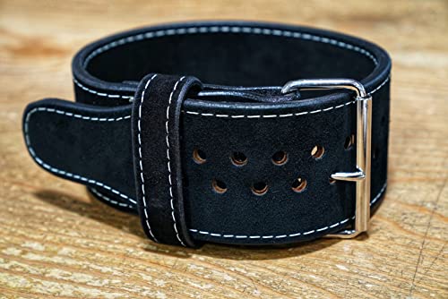 Pioneer Cut Leather Powerlifting Prong Belt 10mm - size: XXX-Large