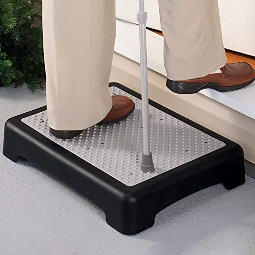 Wefaner Platform Safety Step - Non-Slip Indoor and Outdoor Large Size Mobility Stool, Portable Riser, Anti-Fall Safety Platform for The Elderly, High Rise Stairs - size: Large size