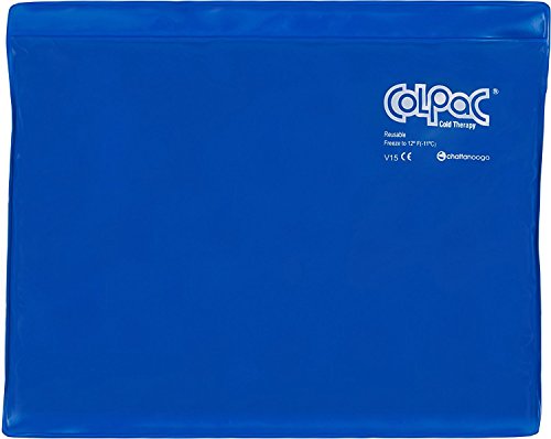 Chattanooga ColPac Reusable Gel Ice Pack Cold Therapy for Knee, Arm, Elbow, Shoulder, Back for Aches, Swelling, Bruises, Sprains, Inflammation (11"x14") - Blue - size: 11x14 Inch (Pack of 1)