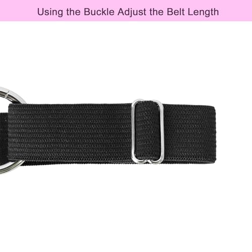 Adjustable O-ring Leg Garter, Elastic Thigh Garters Belt for Women, 1 Pair - color: Pink