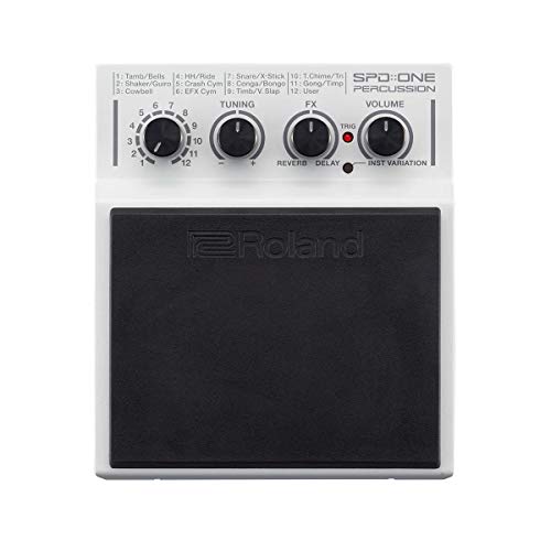 Roland Percussion Electronic Drum Pad, Percussion (SPD-1P), White, Small Rockem Music - style: Percussion