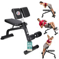 Lifepro SculptTrainer Roman Chair – 20+ Exercises, Foldable, 330 lb Cap | Hyperextension, hip thrusts, sit-ups & back extensions, 10 height positions, padded seat + dual rollers, alloy steel - color: Charcoal Gray, size: Large