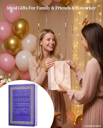 JOHSBYD Journal for Women - A5 Lined Hardcover Notebook and Diary for Teen Girls, 200 Pages 100GSM Bleedproof Paper, Inspirational Back to School College Supplies (Purple) - color: Purple