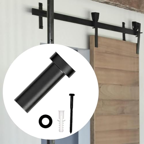 5 Pack Barn Door Wall Spacer with lag Bolts, Wall Anchor for Flat Track for Sliding Barn Door Hardware Track Spacers (50mm/1.97inch) - size: 50mm/1.97inch