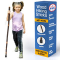 Handmade Wooden Walking Cane for Men Women Seniors with Genuine Leather Wrist Strap for Hiking, Walking and Outdoor Trekking - Made in USA - size: 40"- Kids, style: Ole Hickory
