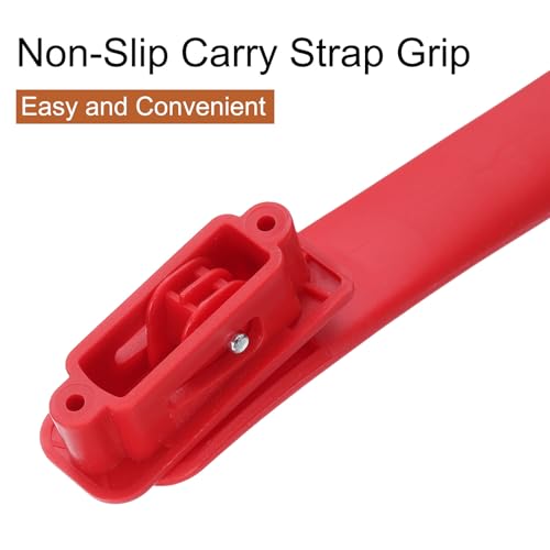 uxcell 2 Pcs Luggage Handle Replacement 8.5 Inch Suitcase Handle Carry Strap Plastic Pull Handle Grip Luggage Replacement Parts with Screws for Suitcase Box Luggage Case, Bright Red - color: Bright Red
