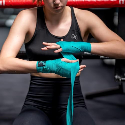 STING Elasticised Hand Wraps | Elastic Fabric Construction, Extended Wrist Coverage, Thumb Loop, Hook and Loop Closure - color: Army Camo, size: 180 Inch