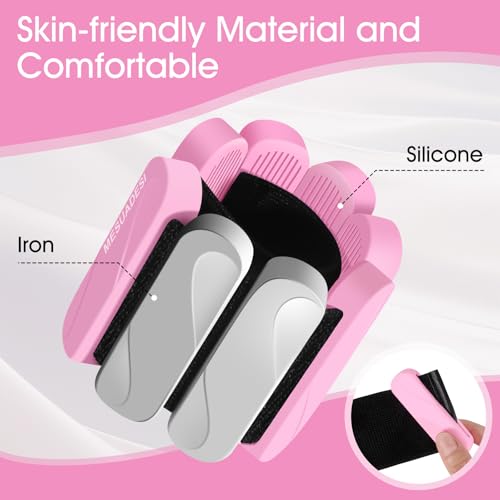 Wrist Weights – Ankle Wrist Weights for Women & Men – Adjustable Weighted Bangles Set (1 lb Each) | Arm and Leg Weights for Yoga, Pilates, Running & Walking - color: Pink