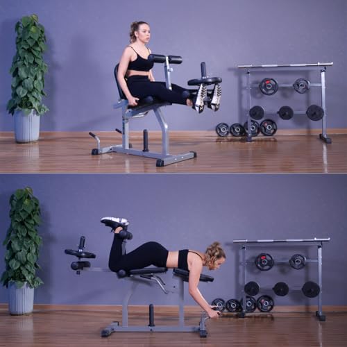 Z ZHICHI 2-in-1 Adjustable Leg Extension and Curl Machine, Easy Transition, Home Gym Leg Machine, Weight Capacity 660LBS