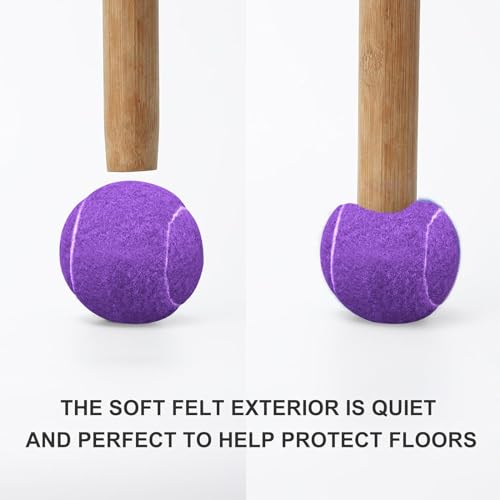 Walker Tennis Balls Precut Tennis Balls for Walkers 4PCS Walkers Legs Universal Precut Glide Balls, Heavy Duty Long Lasting Felt Pad Glide Coverings - color: Purple