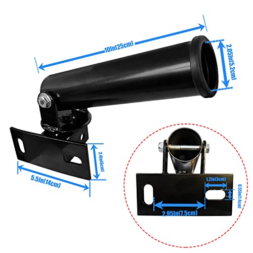 MARSAFIT Wall Mount Post Landmine Attachment for Barbell Bar with 360 Degree Rotation, T-bar Row Attachment Landmine Base, Fitness Exercise Equipment Fits 2 Inch Olympic Bars