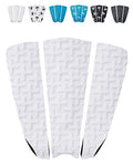 Ho Stevie! Premium Surfboard Traction Pad - Foot Won't Slip - 3 Piece, Full Size, Maximum Grip, Strongest 3M Adhesive - color: White