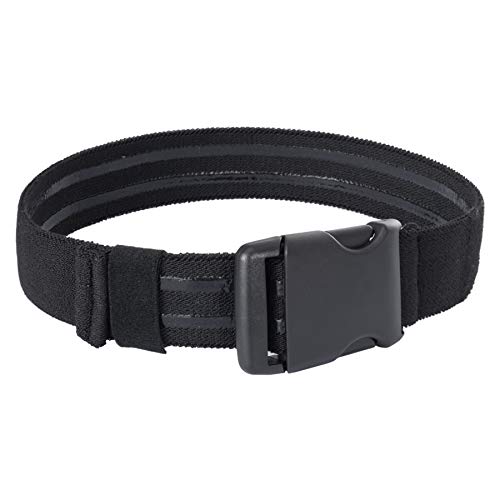 IDOGEAR Tactical Leg Strap Thigh Belt for Holster Knife Elastic Thigh Strap Outdoors EDC Leg Hanger with Quick-Release Buckle - color: Black