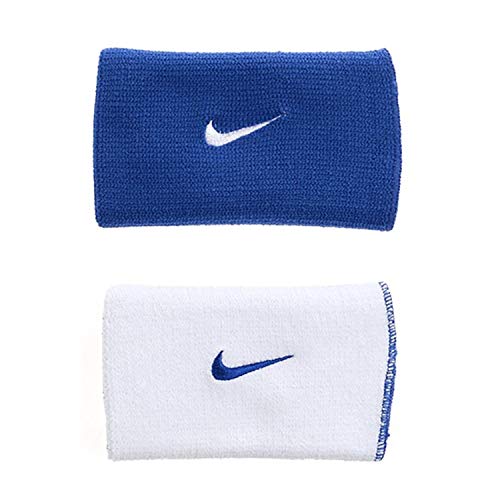 Nike Dri-fit Doublewide Wristbands Home & Away 2pk - color: Red/White