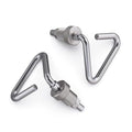 Resistance Bands Bar Accessories, Fitness Handles, Detachable Workout Bar Attachment，Only Available for GEKU FIT’s Products - color: Hook x 2