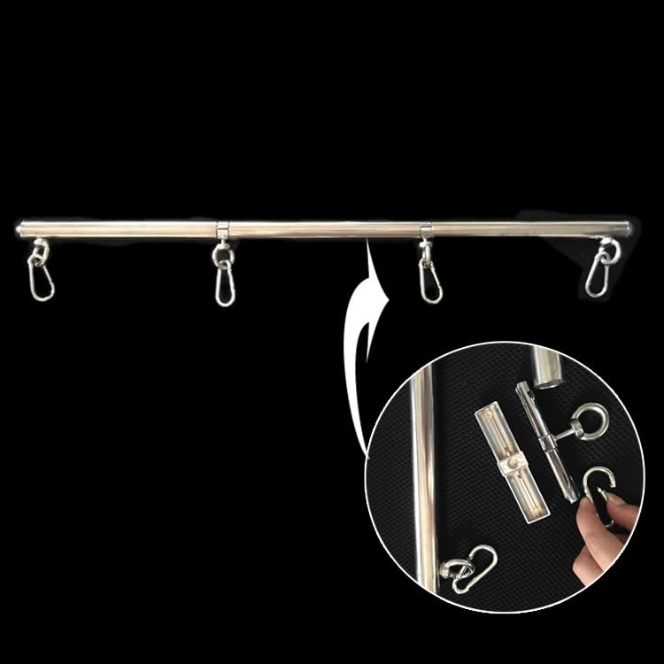 Adjustable Pilates Bar - Stainless Steel Portable Home Gym Equipment, 3 Detachable Sections 25-Inch for Yoga Strength Training (Silver B) - color: Silver B