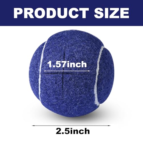 ANCKNE Walker Tennis Balls Precut Tennis Balls for Walkers 4PCS Walkers Legs Universal Precut Glide Balls, Heavy Duty Long Lasting Felt Pad Glide Coverings for Furniture Legs and Floor Protection - color: Dark blue