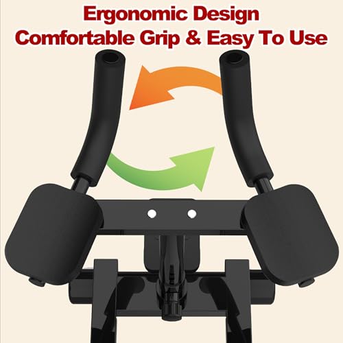 ZeHuoGe 3-in-1 Spine Twist Stretcher & Stair Stepper & Waist Trainer, Adjustable Back Stretcher Machine for Lower Back Exercise, Core Activation & Full-Body Workout