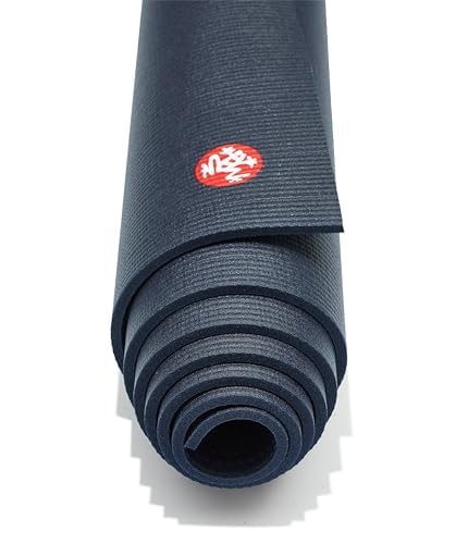 Manduka PRO Yoga Mat - 6mm | Lifetime Durability | Hygienic Construction | Premium Studio Quality | Teacher Approved - color: Midnight, size: 85" x 26"