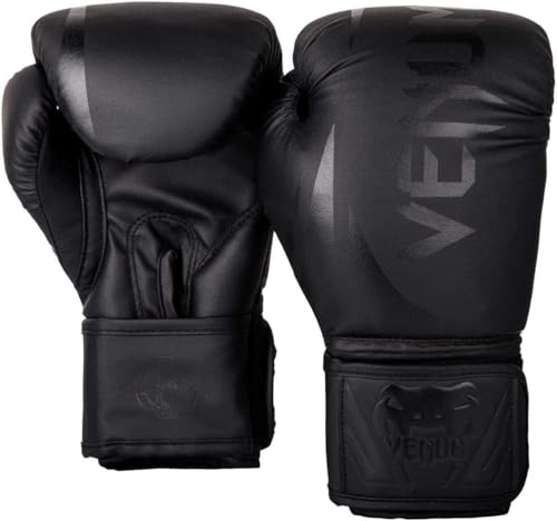 Venum Challenger 2.0 Boxing Gloves - For Kids - color: Black/White, size: 4-Ounce