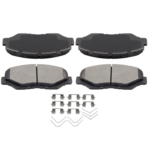 ECCPP D914-7795 4pcs Front Ceramic Disc Brake Pad Set - Fit Acura ILX 2013-2015 & Honda Civic 2012-2021, CR-V 2002-2006, 2012-2016 & Pilot 2003-2008, As Pictures Shown - style: D914 [4pcs]