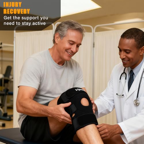 Knee Brace for Women and Men – Compression Knee Sleeve for Meniscus Tear, ACL, Arthritis Pain Relief, Knee Pain Support with Patella Pad for Fast Recovery & Optimal Support，tendonitis, running, squats, fitness, and sports injury rehabilitation . - size: X