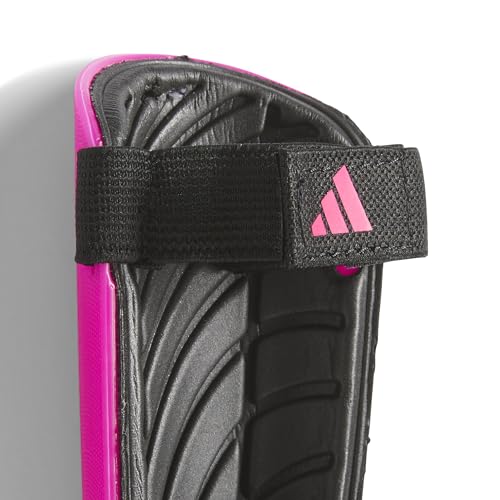 adidas Kids' Tiro Match Soccer Shin Guards - color: Black/Team Shock Pink, size: Large