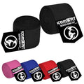 KOMBAT USA 180" Boxing Wraps for Men & Women – Hand Wraps for Boxing Gloves, Muay Thai Wraps, Vendas para Boxeo, Thumb Loop, MMA & Kickboxing Hand Wraps Boxing Training Gear - color: Black