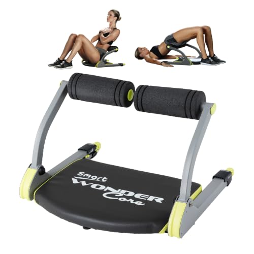 Wonder Core Smart, Ab Machine, Ab Workout Equipment, Sit Up Machine & Exercise Equipment, Ab Crunch Machine for Stomach Workout, Ab Core Trainer Abdominal Machine for Home Gym - color: Green