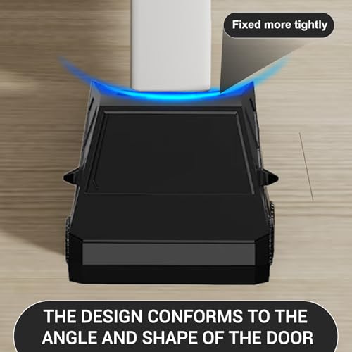 AIMAXINKE Funny Tesla Cybertruck Door Stoppers for Bottom of Door, Anti-Slip Rubber Heavy Duty Door Stop Wedge, Large Doorstop 2 inches High Gate Holder Suits Any Floor＆ As a Gifts - color: Black-1pack-Rubber