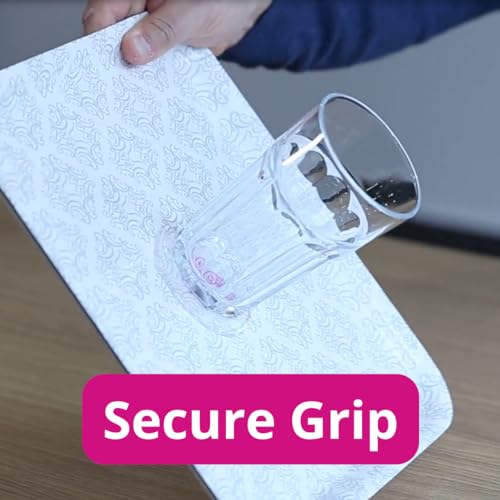 One-Handed Gadget to Secure Any Item, Open Jars & Bottles. Adaptive Equipment. Mix Size 5 pcs (2 pcs x 4.7; 3 pcs x 3.15 in) - size: 2 x 4.7 in + 3 x 3.15 in