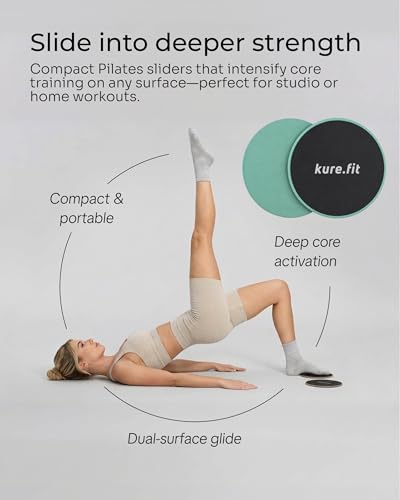 Pilates Kit for Women – Home Pilates Equipment Set with Ring, Ball & Resistance Bands | Pilates Starter Kit with Accessories in Gift Box - color: Sage, style: Core Kit - 10PC