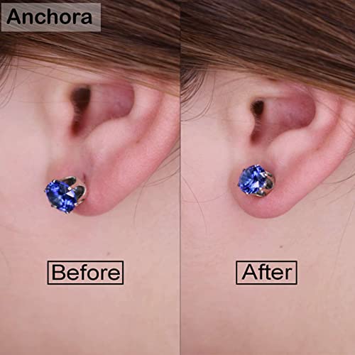 Original Magic Earring Backs for Droopy Ears | Earrings Lifters for Heavy Earring | Earing Lifter Backs BAX | Earlobe Secure Clear Miracle (1 Gold 2 Silver) - color: 1 Gold 2 Silver