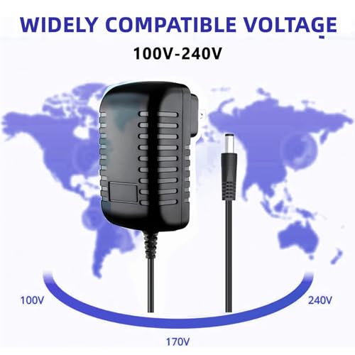 AC Adapter Charger Compatible with TB12 VPLI-RED-02A Vibrating Pliability Massage Foam Roller