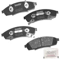 Bendix Priority1 CFC376 Ceramic Front Brake Pads for Buick Regal 1996-1988, Chevrolet Lumina 2001-1990, Monte Carlo 1999-1995, Oldsmobile Cutlass Supreme 1997-1988, Pontiac Grand Prix 1996-1988 - style: CFC376