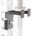 Rack-Mounted Olympic Barbell Holder for 2x2 & 2x3 Power Racks, No Drilling Required – Heavy-Duty Steel Storage with Protective Padding, Space-Saving Gym Equipment - color: fit 2x2"power racks